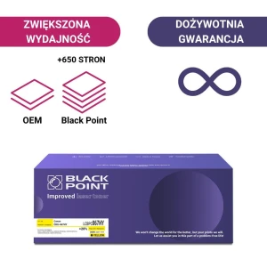 Black Point toner zastępuje Canon (LCBPC067HY CRG-067HY BLC067HBYBW) Yellow