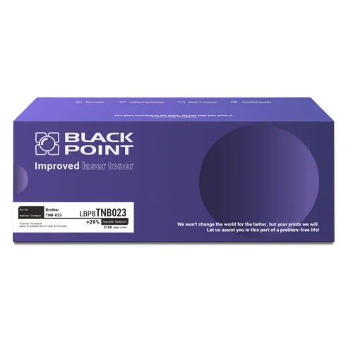 Black Point toner zastępuje Brother | 2,1tys. (LBPBTNB023 TNB-023 BLBTNB023BCBW) Black