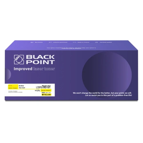 Black Point toner zastępuje Brother | 9tys. (LCBPBTN910Y TN-910Y BLBTN910YBW) Yellow