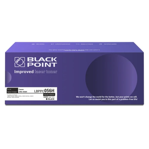 Black Point toner zastępuje Canon, . | 22tys. (LBPPC056H CRG-056H BLC056HBCBW) Black