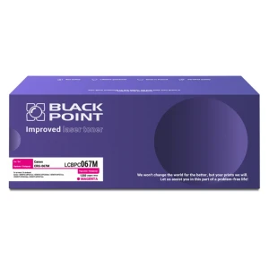 Black Point toner zastępuje Canon | 1,3tys. (LCBPC067M CRG-067M BLC067BMBW) Magenta