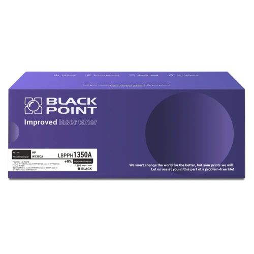 [ ] Toner Black Point S+ (HP ) chip OEM | 1,2tys. (LBPPH1350A W1350A BLH1350ABCBW) Black