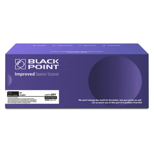 Black Point toner zastępuje HP | 20tys. (LBPPH89Y CF289Y BLH289YBCBW) Black