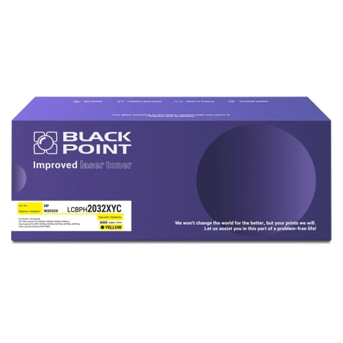 Toner Black Point Zastępuje: HP | 6tys. (LCBPH2032XYC W2032X BLH2032XCYBW) Yellow