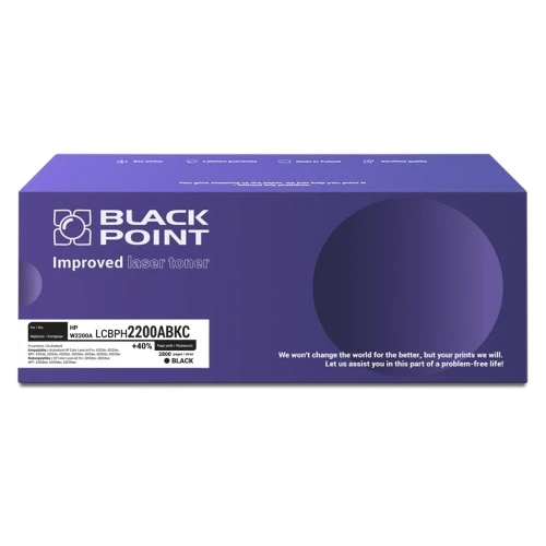 Toner Black Point Zastępuje: HP | 2,8tys. (LCBPH2200ABKC W2200A BLH2200ACBKBW) Black