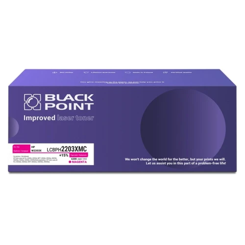 Toner Black Point LCBPH2203XMC Zastępuje: HP W2203X (, ) | 2,3tys. (LCBPH2203AMC W2203A BLH2203XCMBW) Magenta