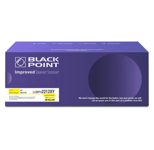 Toner Black Point Zastępuje: HP | 2,5tys. (LCBPH2212XY W2212X BLH2212XYBW) Yellow