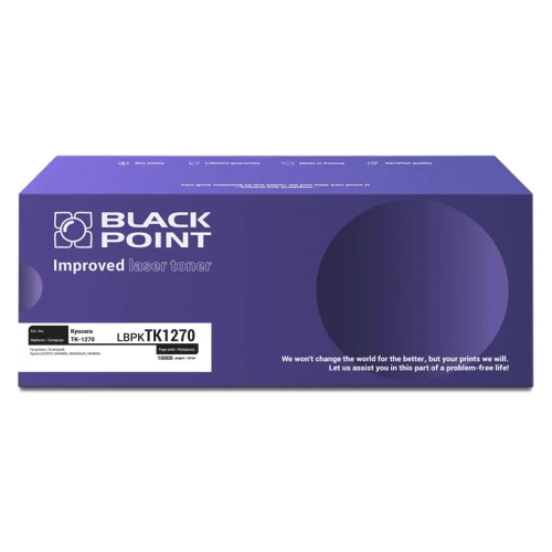 [ ] Toner Black Point S+ (Kyocera ) | 10tys. (LBPKTK1270 TK-1270 BLKYOTK1270BCBW) Black