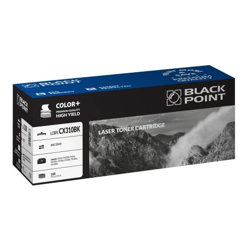 Black Point toner zastępuje Lexmark (LCBPLCX310BK 80C2SK0 BLLOPCX310BKBW) Black
