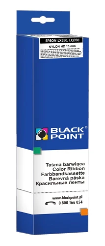 [ ] Black Point Ribbon (Epson ) 12,7mm / 10m (KBPE350 C13S015637 BTEP0350BBW) Black