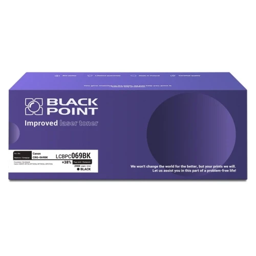 Black Point toner zastępuje Canon | 2,9tys. (LCBPC069BK CRG-069BK BLC069BKBW) Black
