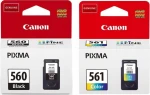 Tusz Canon Pixma PG560 CL561 TS5350A TS5351A TS7450A BK+CMY ZESTAW ORYGINAŁ