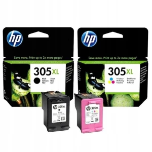 ORYGINALNY Tusz Hp 305XL Black + CMY do Deskjet 2720 2721 2733 ENVY 6020 XL