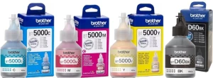 4 x TUSZ BROTHER BTD60 BT5000C BT5000M BT5000Y KOMPLET ORYGINAŁ