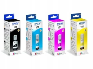 4x Tusz Epson 101 EcoTank L4150 L4160 L6160