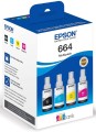 4x TUSZ EPSON L310 L1300 L355 L365 L382 L386 L486 Nr.664 Zestaw