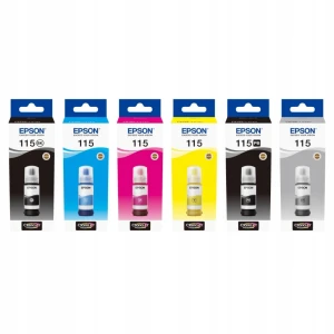 Komplet 6 tuszy Epson Nr.115 BK C M Y GY PB do L8160