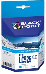 Tusz BlackPoint Zamiennik LC-525XLC (BPBLC525XLC) Cyan