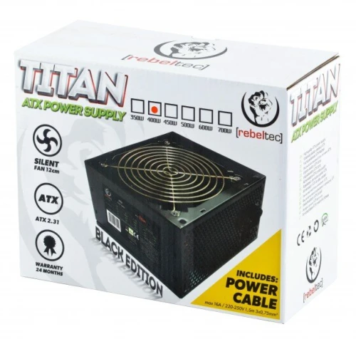 Rebeltec TITAN 500 zasilacz ATX 500W