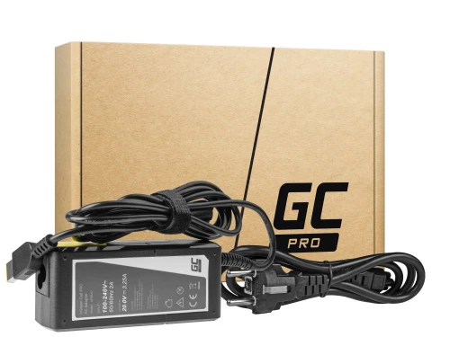 Green Cell PRO zasilacz Lenovo 20V 3,25A 65W Slim Tip