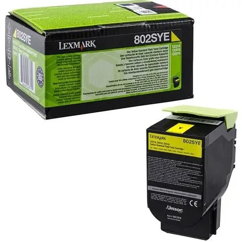 Toner 802SYE Lexmark CX310 CX410 CX510 korporacyjny żółty 2k (80C2SYE)