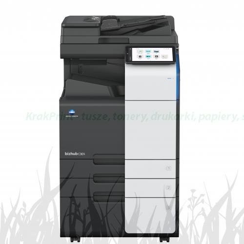 Konica-Minolta bizhub C301i (A3, KOL, MFP) + DF-632 + DK-516x + pełne tonery (na magazynie od ręki)