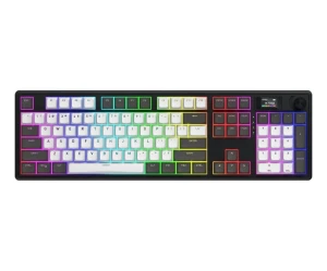 Klawiatura dla graczy Hator Skyfall 100 PRO bezprzewodowa mechaniczna szaro-czarna (HTK4100)