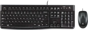 Zestaw klawiatura i mysz Logtech MK120 N US USB czarny (920-002562)