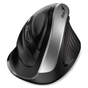 Genius Ergo 8250S Mysz bezprzewodowa, czarno-srebrna, 1600DPI (31030031401)