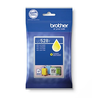 Tusz Brother Oryginał do MFC-J5110DW, MFC-J5010DW | 5tys. (LC528Y) Yellow