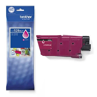 Tusz Brother Oryginał do MFC-J5115DW, MFC-J5117DW, MFC-J6977DW | 10tys. (LC528XLM) Magenta