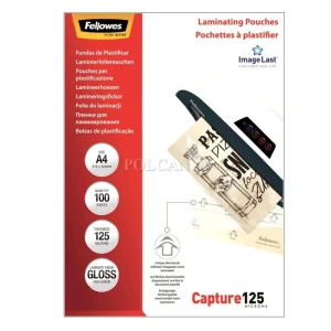 Fellowes folie do laminowania PREMIUM | A4 | 125 mic | 216x303mm | 100szt. (5307407)