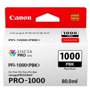 Tusz Canon Oryginał PFI-1000PBK (0546C001) PhotoBlack