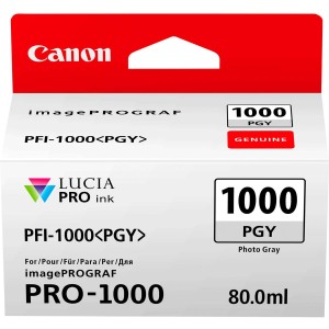 Tusz Canon Oryginał PFI-1000PGY (0553C001) PhotoGrey
