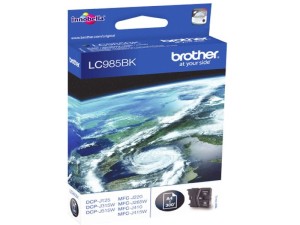 Tusz Brother DCP-J125/J315W/515W | 300str. (LC-985Bk) Black