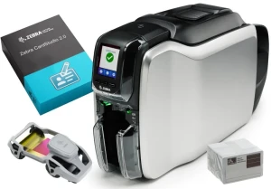 Drukarka kart Zebra ZC300 (druk jednostronny) + Zestaw Quickcard (ZC31-000CQ00EM00)