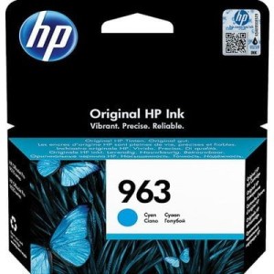 Tusz Hewlett-Packard Oryginał 963 do OfficeJet Pro 9013, 9023 (3JA23AE) Cyan