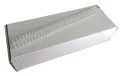 GRZBIETY DRUTOWE METALOWE BIAŁE - 11 mm 100 szt. skok 3:1