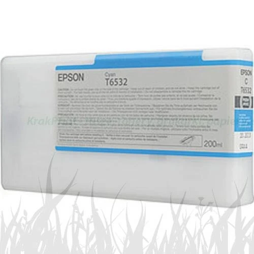 Tusz Epson Oryginał do Stylus Pro 4900 200ml (T653200) Cyan