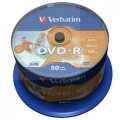 Verbatim DVD-R(50-Pack)Spindle/Inkjet Printable/16x/4.7GB (43533)
