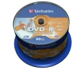 Verbatim DVD-R(50-Pack)Spindle/Inkjet Printable/16x/4.7GB (43533)