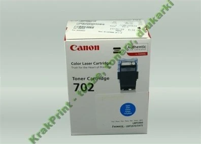 Toner Canon Oryginał CRG702 (9644A004) Cyan