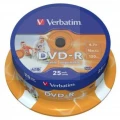 Verbatim DVD-R Printable Cake x16 25szt. (43538)