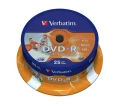 Verbatim DVD-R Printable Cake x16 25szt. (43538)
