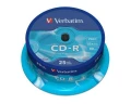 Płyta Verbatim CD-R 52x 700MB 25P CB DL Ex Prot (43432)
