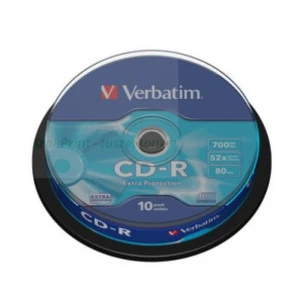 Płyta Verbatim CD-R 52x 700MB 10P CB DL Ex Prot (43437)