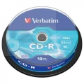 Płyta Verbatim CD-R 52x 700MB 10P CB DL Ex Prot (43437)