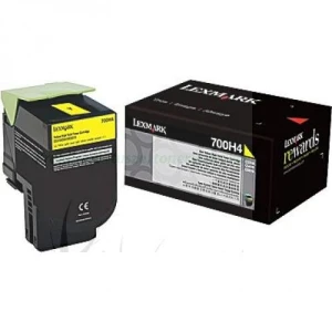 Toner Lexmark Oryginał 700H4 (70C0H40) Yellow