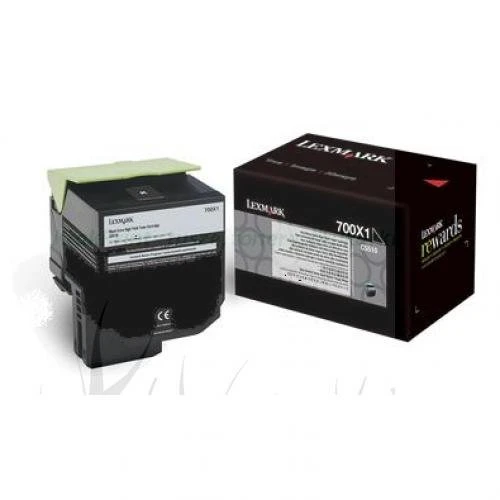 Toner Lexmark Oryginał 700X1 (70C0X10) Black