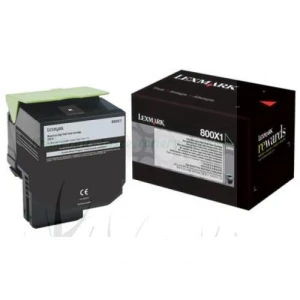 Toner Lexmark Oryginał 800X1 (80C0X10) Black